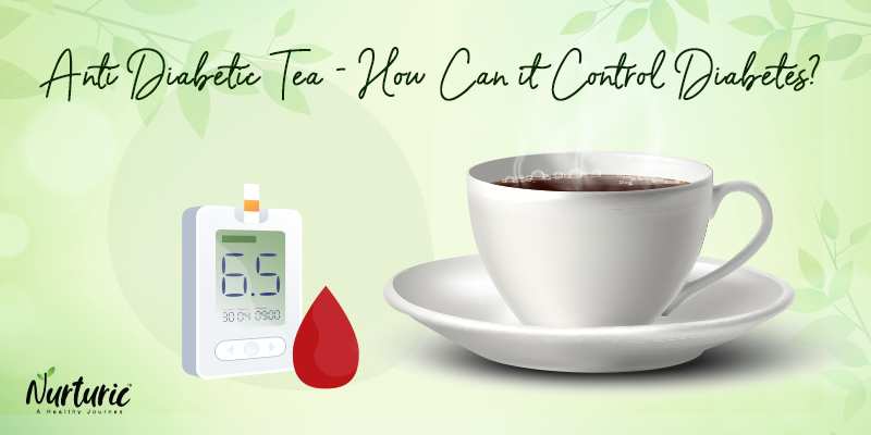 How does anti-diabetic tea help in controlling diabetes?