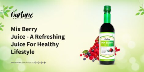How can mix berry juice be beneficial for a healthy lifestyle