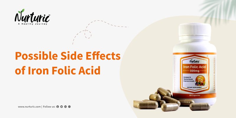 What are the side effects of iron-folic acid