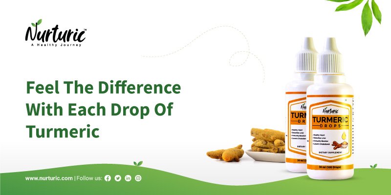 What are the nutritional facts of turmeric drops