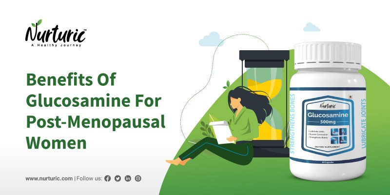 What are the benefits of glucosamine for post-menopausal women